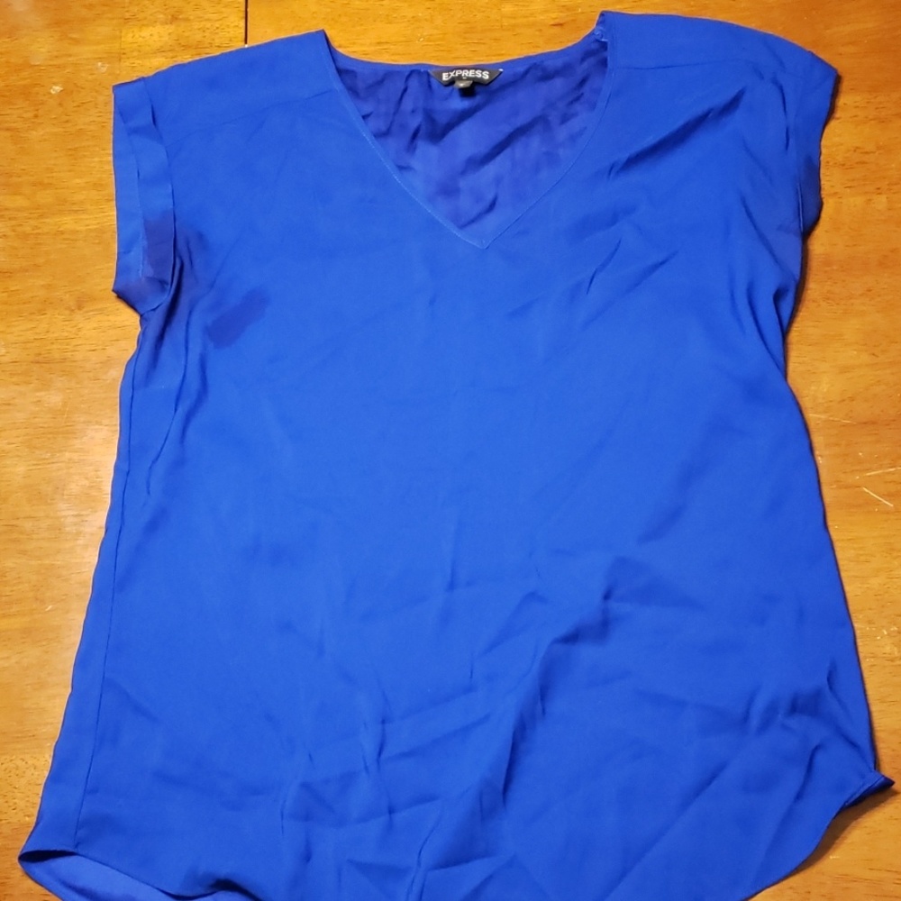 Express royal blue tunic